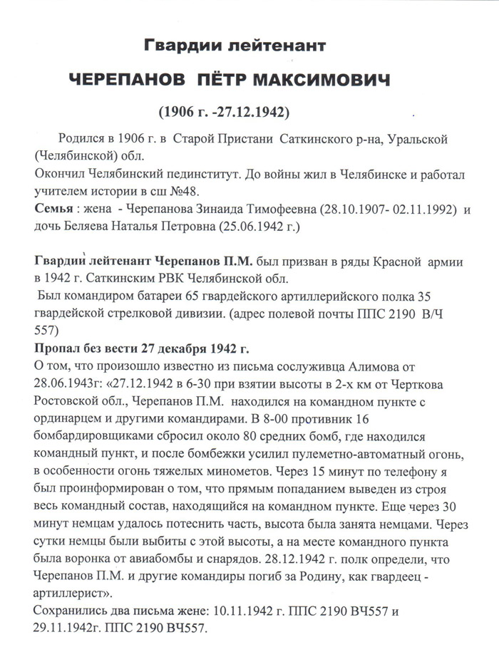 лист